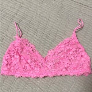 Lace Bralette in Pink